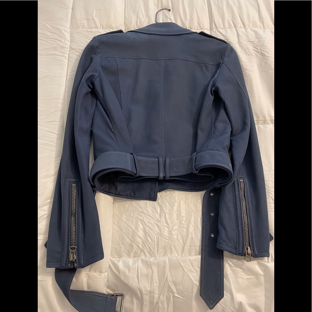 $2,195 BURBERRY LEATHER JACKET- NEW/AUTHENTIC! - Picture 3 of 5